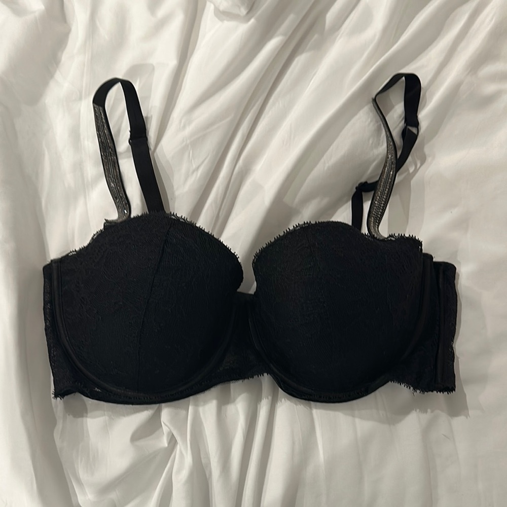 Elegant Black Lace Bra